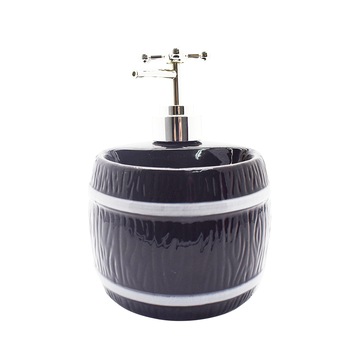 Dozator sapun lichid din ceramica, Negru, D2909N Dozator sapun lichid din ceramica, Negru, D2909N