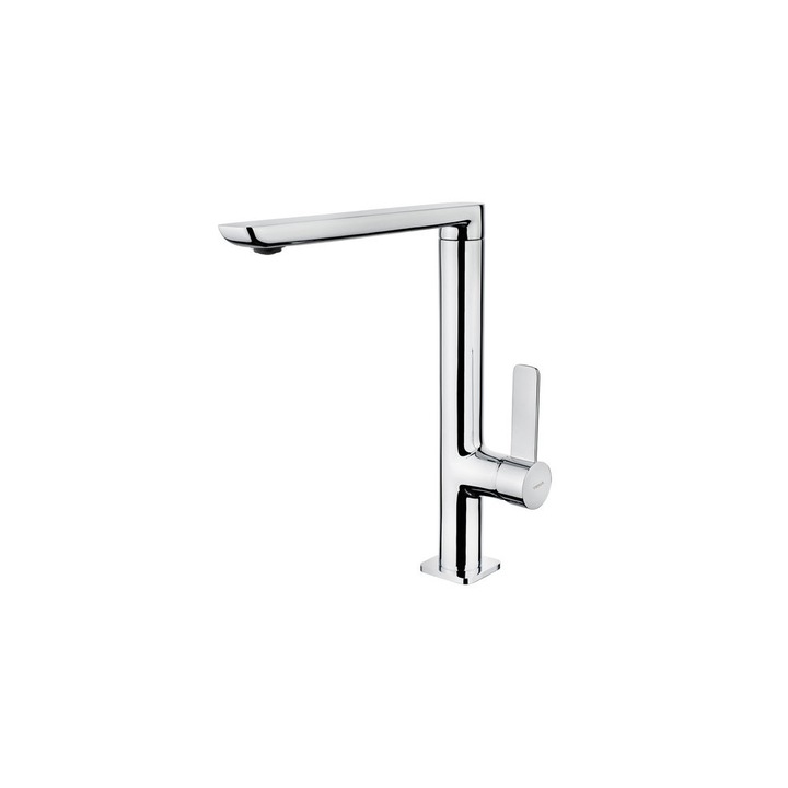 Смесител Teka Maestro, Fo 915 хром, кухненски, аератор срещу натрупване на варовик, високоустойчива повърхност, керамична глава, височина в прибрано/извадено положение: 75/289 мм