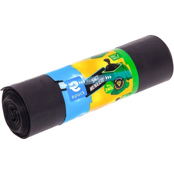 Saci menajeri Epack LDPE, 240L, 10 buc, Negru Saci menajeri Epack LDPE, 240L, 10 buc, Negru