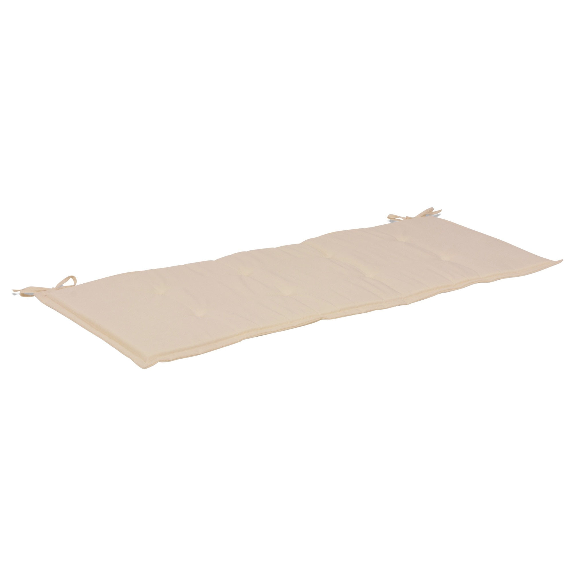 Perna pentru banca de gradina, vidaXL, Tesatura, 120 x 50 x 3 cm, Crem