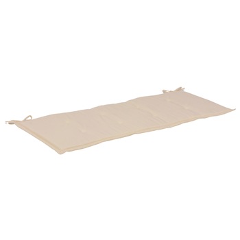 Perna pentru banca de gradina, vidaXL, Tesatura, 120 x 50 x 3 cm, Crem Perna pentru banca de gradina, vidaXL, Tesatura, 120 x 50 x 3 cm, Crem