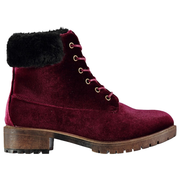 Ghete de iarna Dolics Joan, Lana, Rosu Burgundy, 38 EU