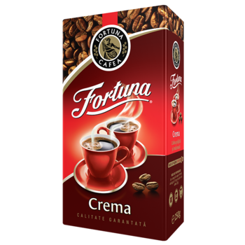 Cafea macinata Fortuna Crema, 250 gr Cafea macinata Fortuna Crema, 250 gr