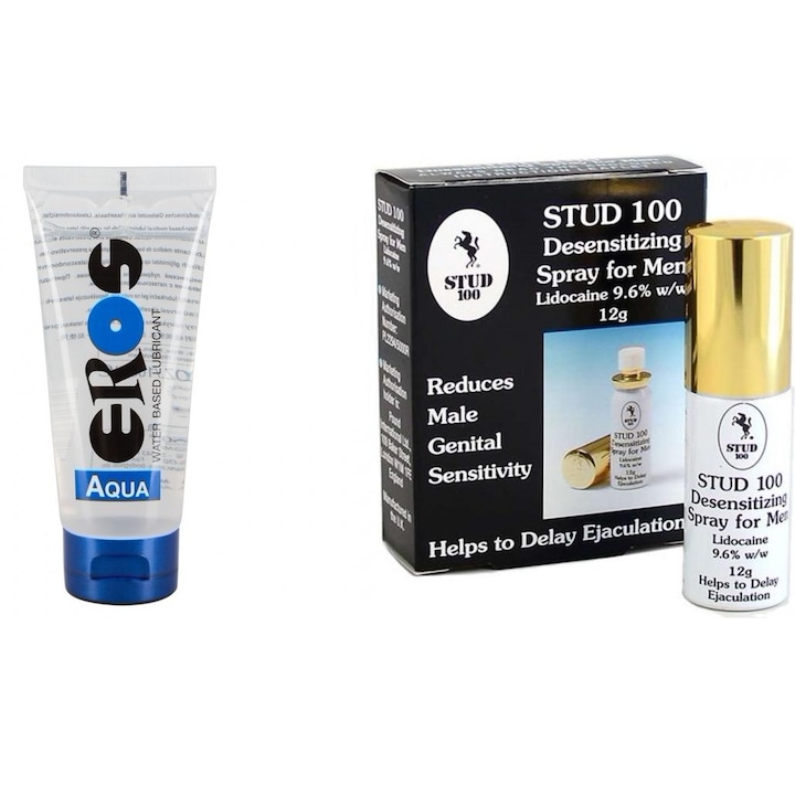 Лубрикант Eros Aqua Lubricant Pack 200ml с Spray Stud 100 Original