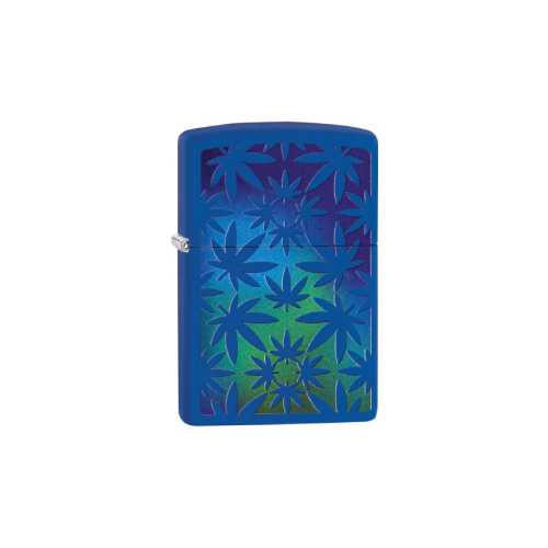 Bricheta Zippo Royal Blue Leaf