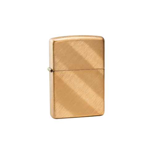 Bricheta Zippo Brass Diagonal Weave