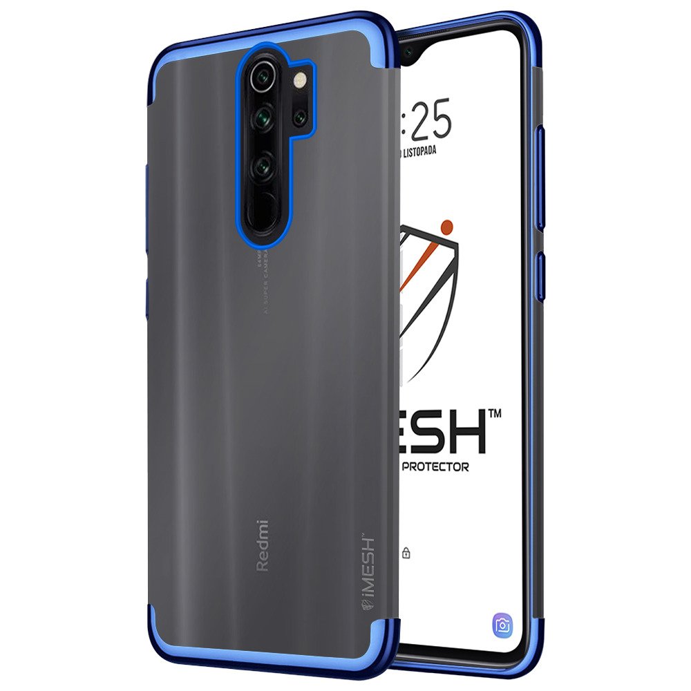 Husa Xiaomi Redmi 8 TPU Margine Albastra