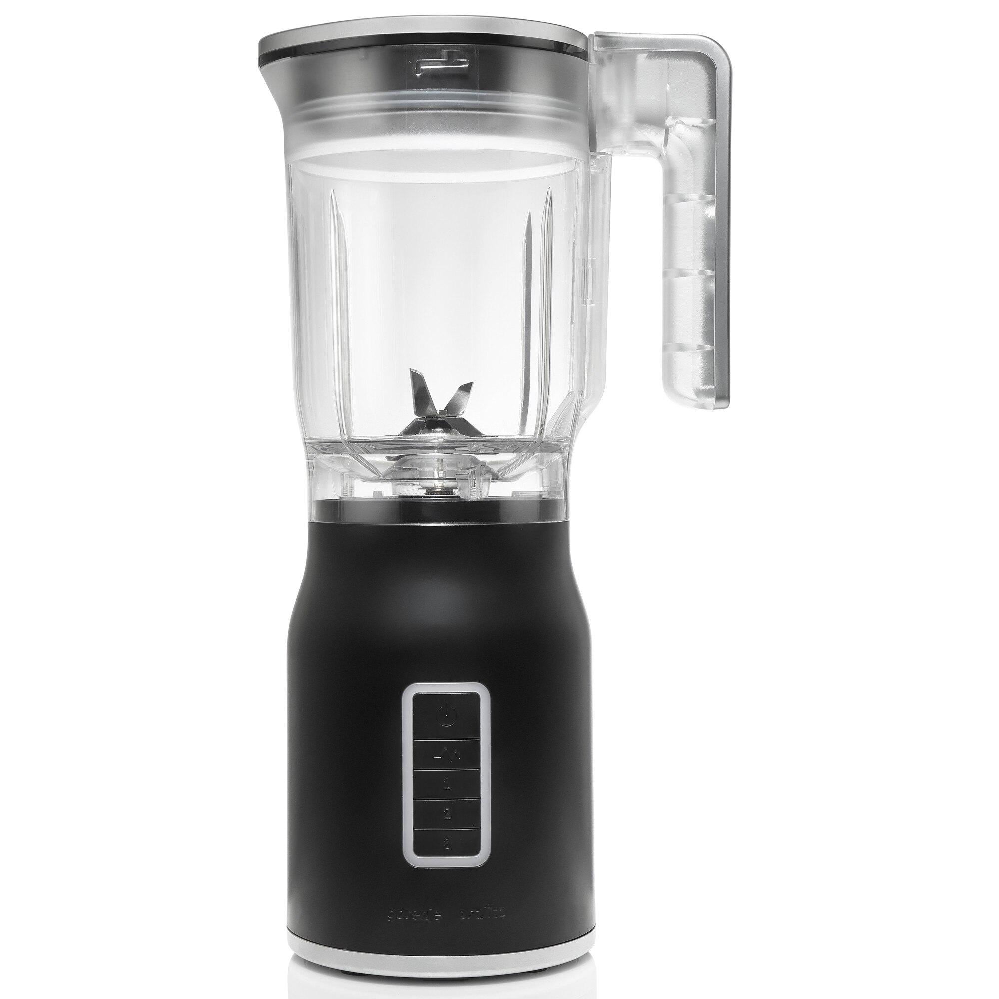 Blender, Gorenje, 800 W, 3 viteze, Negru/Transparent