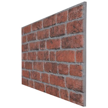 Panou decorativ din polistiren de imitatie caramida in relief, 651-230, 120x50x2 cm Panou decorativ din polistiren de imitatie caramida in relief, 651-230, 120x50x2 cm