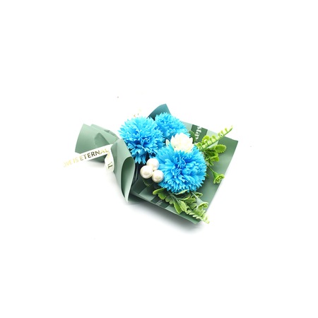 Buchet Din Flori Parfumate Din Sapun 3 Crizanteme Turcoaz D2872 Emag Ro