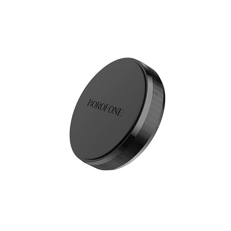 Suport auto magnetic Borofone, autoadeziv, Negru