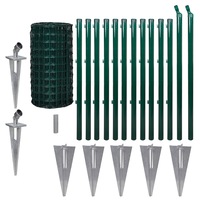 set plasa de gard cu tarusi si stalpi eurofence vidaxl otel 25 x 08 m verde imagen 6_0_
0