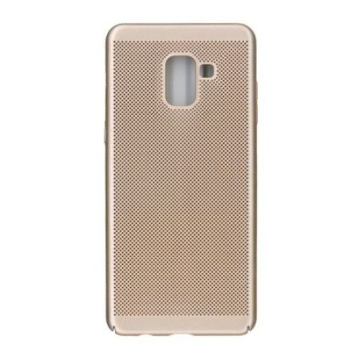 Produs premium - Husa Huawei P20 Ultra Slim cu aerisire Roz-Auriu