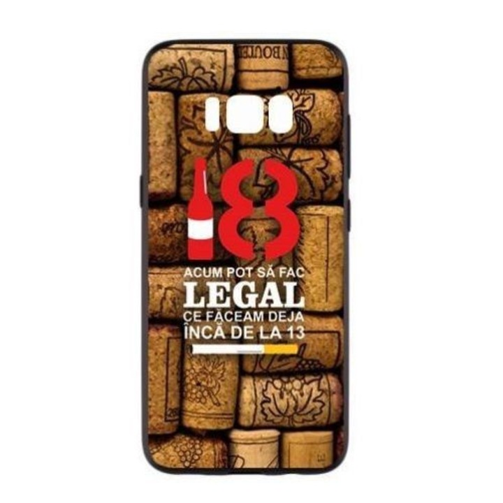 Husa Compatibila Samsung S8 Multicolor Mesaj 18