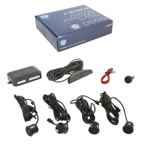 Set 4 senzori de parcare spate cu afisaj M-Tech