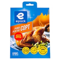 Pachet: 2 x EPACK PUNGI COPT CU CLIPSURI 8 BUC