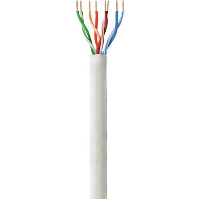 Cablu de reatea Intellinet 704663, U / UTP, Twisted, 4x2 Cat6, 305 m, CCA, Gri