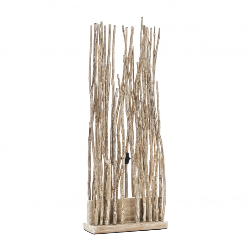 Lampadar, crem, 1x40w, eli 15/s wood