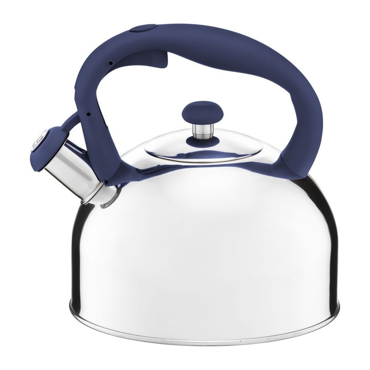 Ceainic aragaz cu fluier, maner albastru 2.3L(2.8L), Ambition Tropical