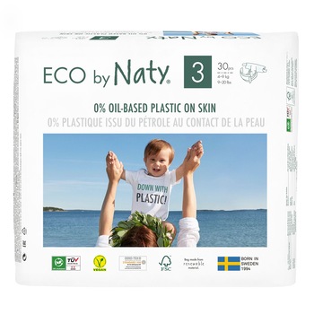 Scutece ecologice Naty nr. 3 (4-9 kg) Scutece ecologice Naty nr. 3 (4-9 kg)