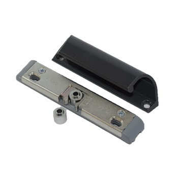 Kit sistem de inchidere usa pvc de balcon cu maner tip scoica maro, Vorne, 13 mm Kit sistem de inchidere usa pvc de balcon cu maner tip scoica maro, Vorne, 13 mm