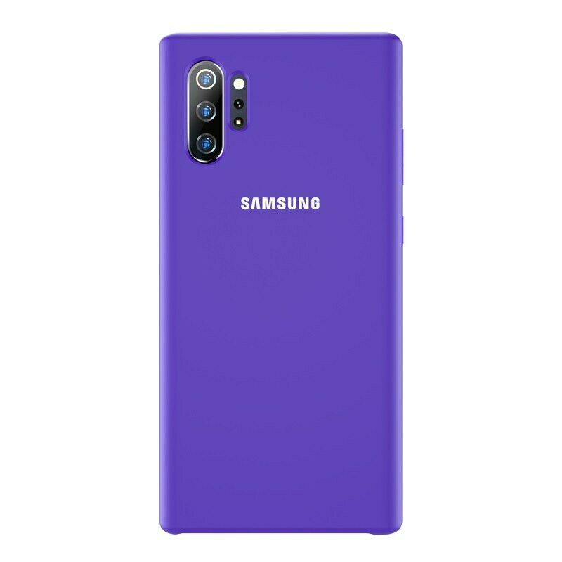 Husa protectie spate silicon soft, pentru Samsung Galaxy Note 10, bumper ultraslim, Mov, BBL1161