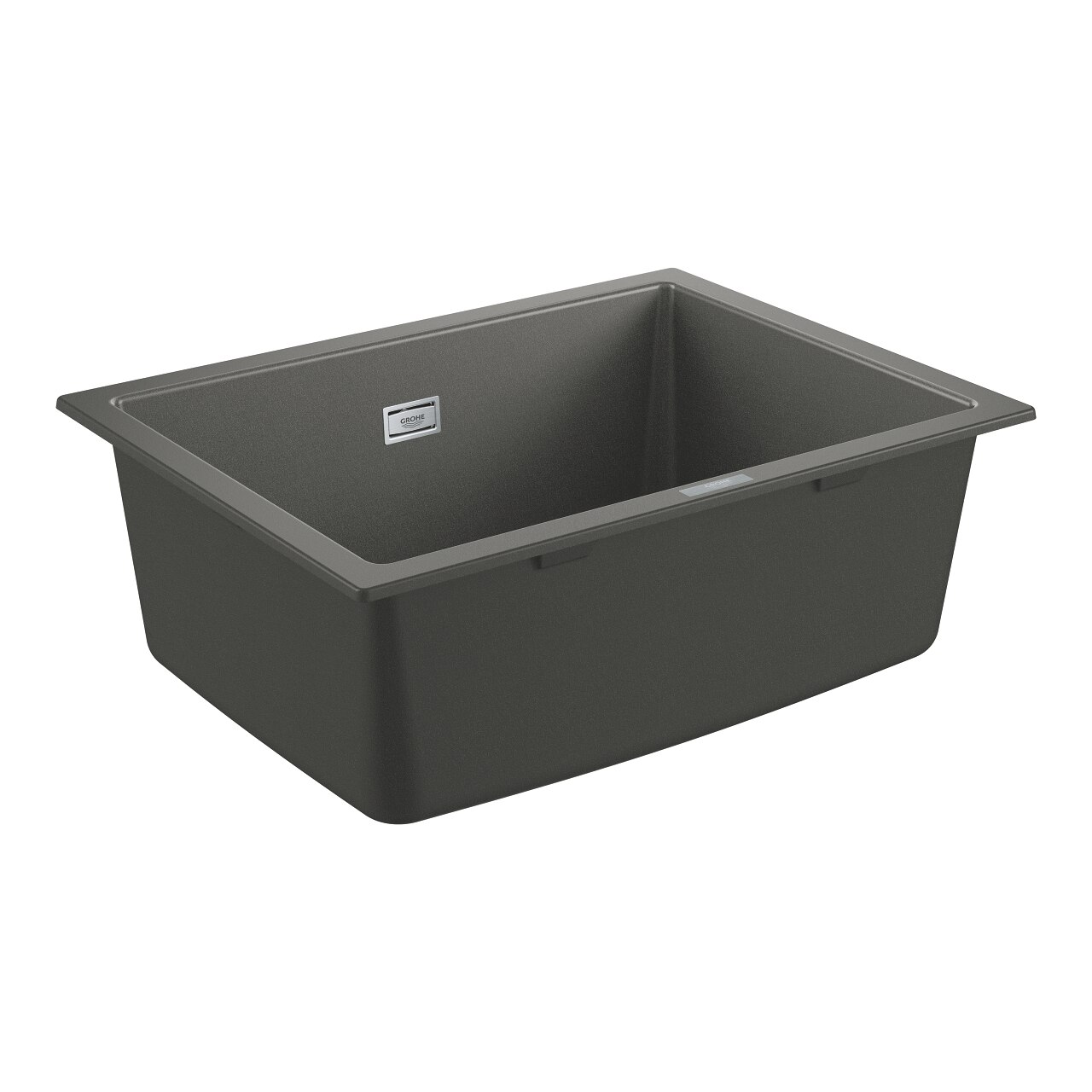 Chiuveta GROHE K700 31655AT0, compozit granit, 1 cuva, evacuare automata, kit montaj si evacuare inclus, Antracit