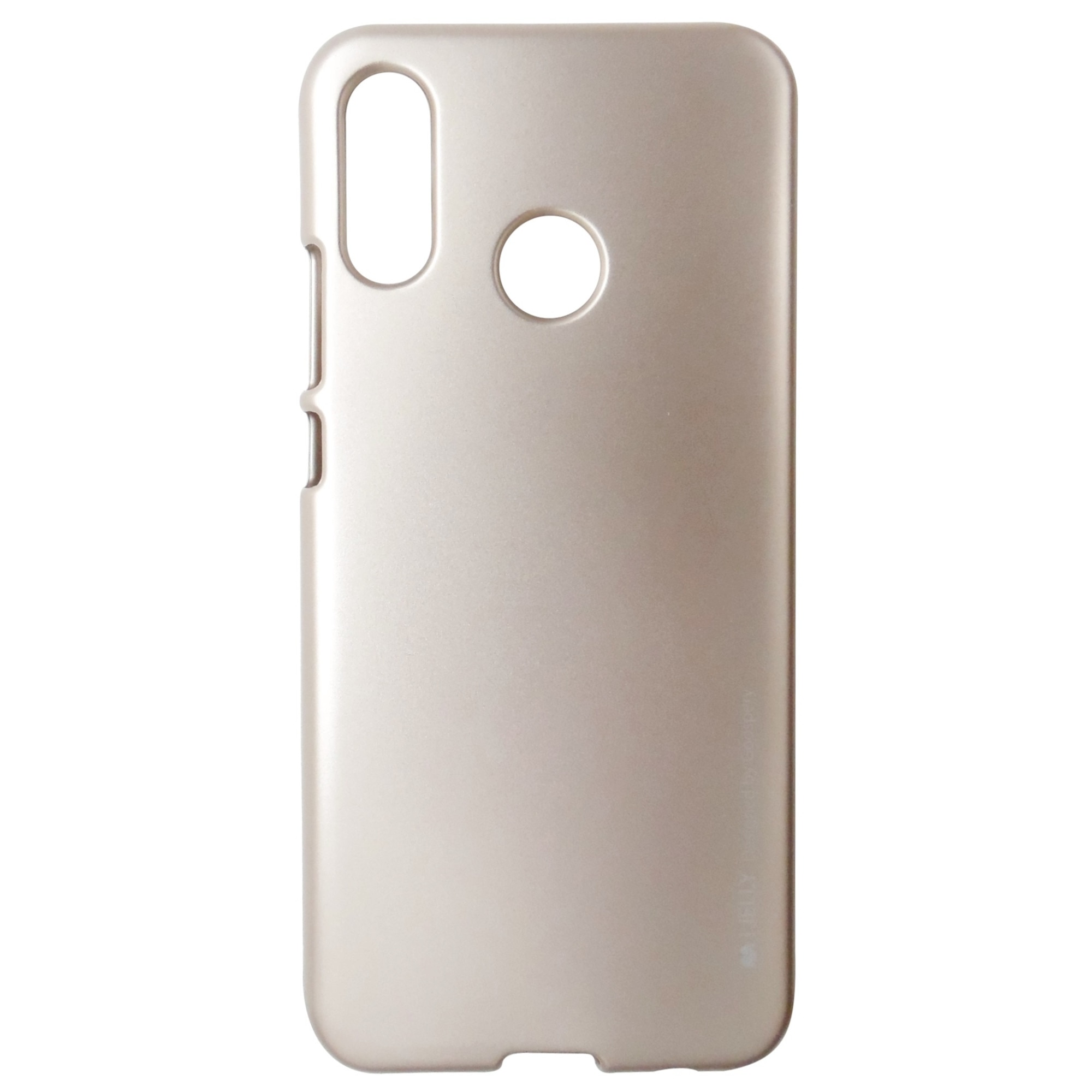 Husa silicon Mercury Goospery i-Jelly auriu metalic pentru Huawei P20 Lite