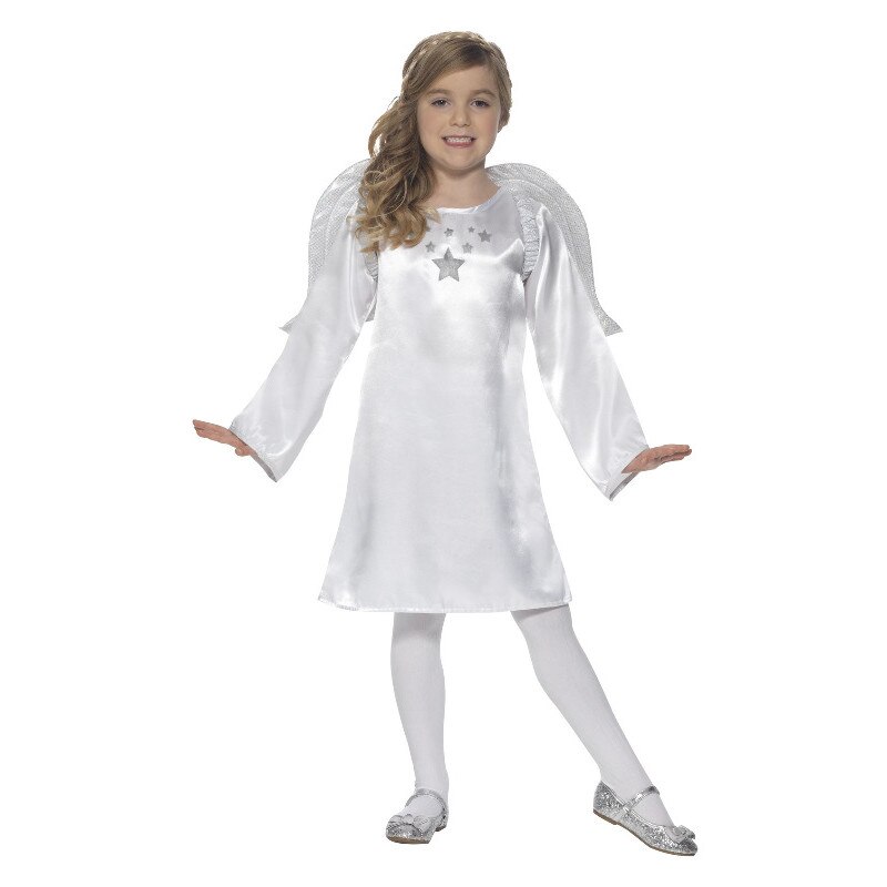 Costum Craciun, Bruno, inger, unisex, pentru copii 4-6 ani