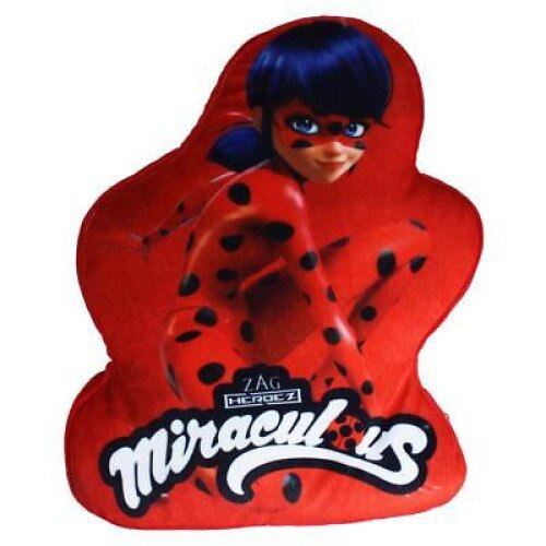 Perna catifea Ladybug rosie forma 37x32 cm