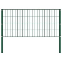 set panou gard cu stalpi vidaxl fier vopsit electrostatic 17 x 08 m verde imagen 49_0_
0