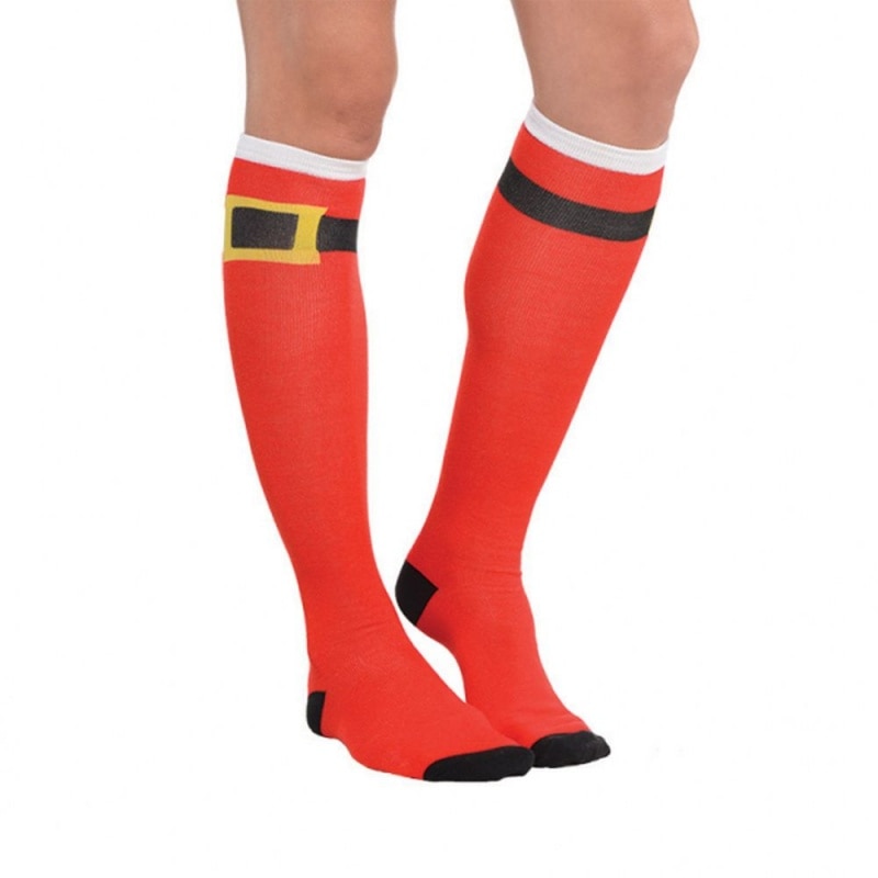 Sosete cu model de Craciun- one size, Radar 392474- 55, set 2 buc