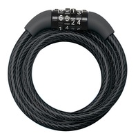 Cablu antifurt din otel cu cifru, Masterlock, 8143EURDPRO, 1,2mx8mm