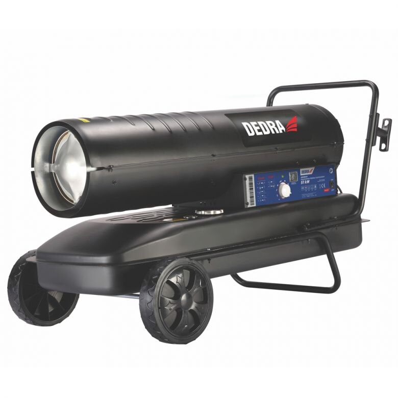 Tun caldura pe motorina, 51Kw, 1100 m/cub/h, 50L, variator, afisaj temperatura, Dedra