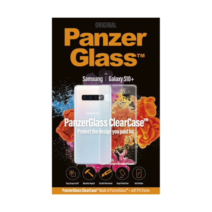 Husa telefon, PanzerGlass, Compatibil cu Samsung Galaxy S10+, Transparent