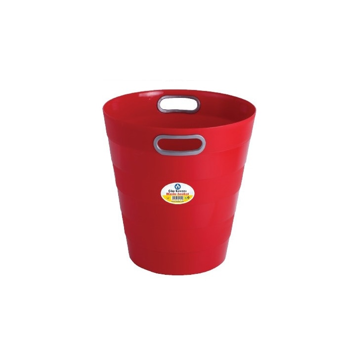 Cos de birou ARK cu maner 12,5l, rosu