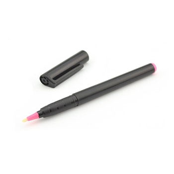 Marker UV permanent invizibil, varf rotund, rosu Marker UV permanent invizibil, varf rotund, rosu