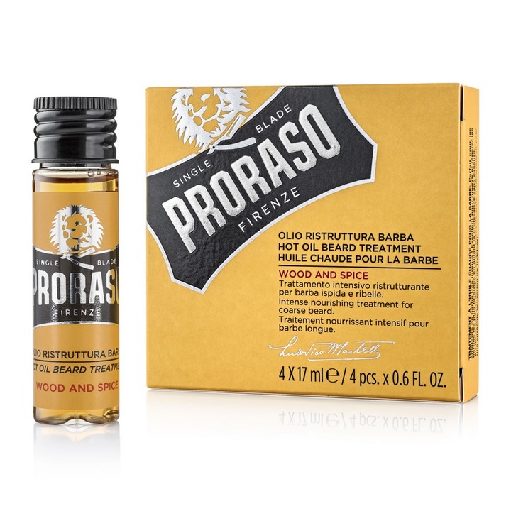 Комплект масла за поддръжка на брада Proraso, 4x17 мл