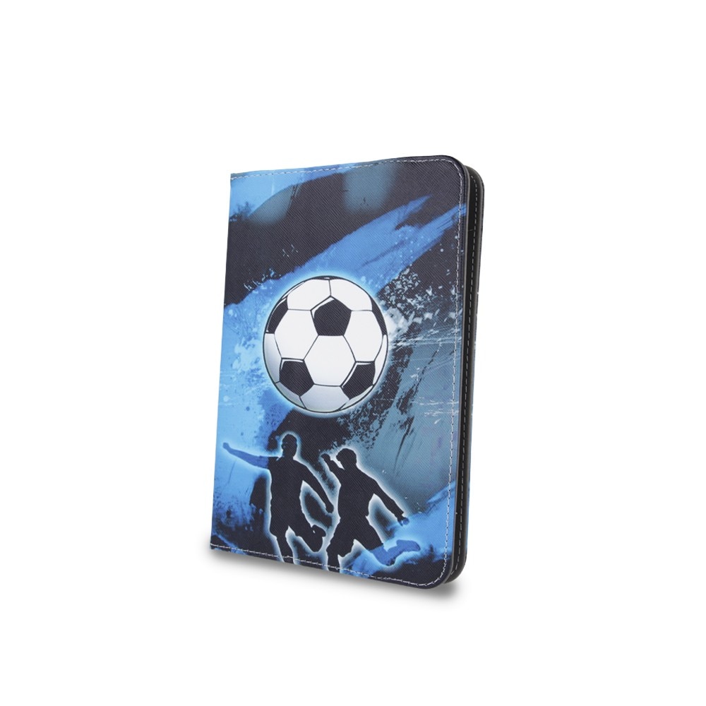 Carcasa universala pentru tableta, cu model, 9"-10", Fotbal