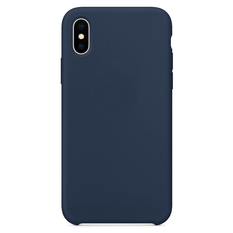 Husa iPhone XS MAX Silicone Navy