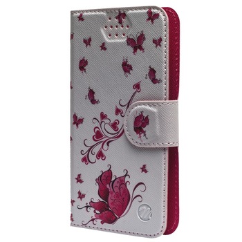 Husa Mobiama Universala Cu Design - Marimea 4-4.5 - Roz Husa Mobiama Universala Cu Design - Marimea 4-4.5 - Roz