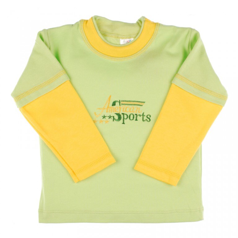 Bluza cu maneca lunga, 1 an, verde