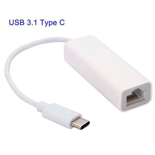 Adaptor Enthernet Usb 3 1 Type C Tata La Rj45 Mama Alb Emag Ro