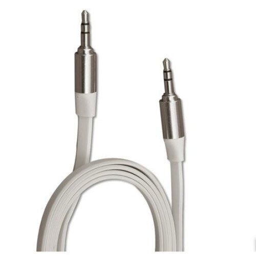 Cablu audio cu mufa Jack 3.5mm, 3m, Alb