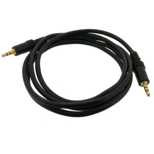Cablu audio cu mufa Jack 3.5mm, cablu ultra flexibil, Negru