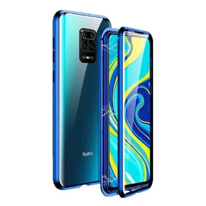 360 Алуминиев магнитен калъф LUPHIE за iPhone 11 Pro (5.8), Черен