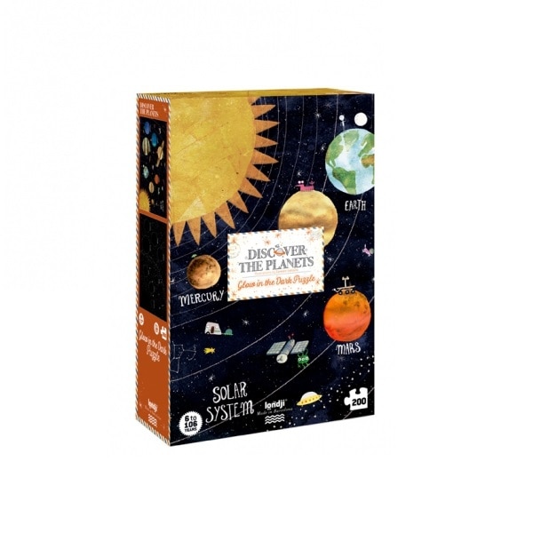 Puzzle Descopera Planetele, Londji, 200 piese