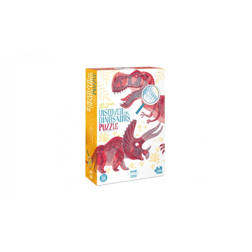 Puzzle Descopera Dinozaurii /-/ 200 piese -Londji
