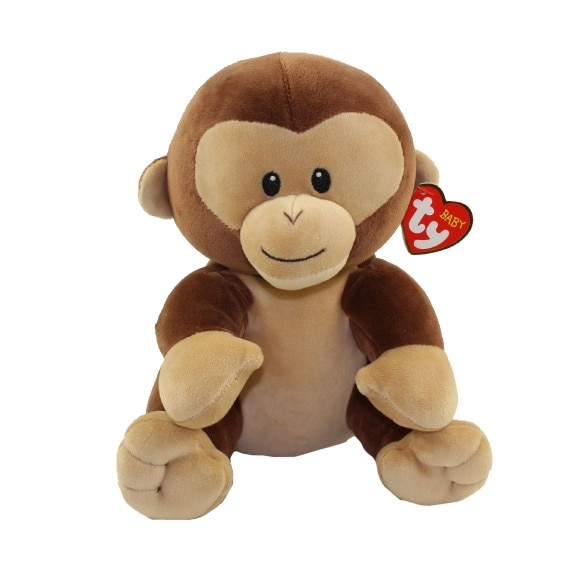 Jucarie de plus TY - Plus bebelusi maimuta Banana, 24 cm