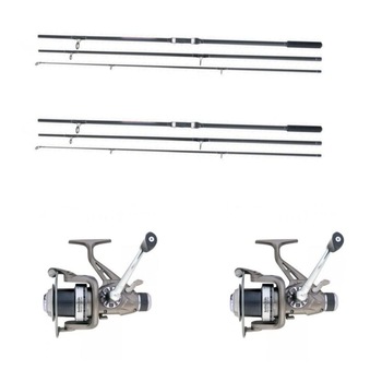 Set pescuit Baracuda 2 lansete Evolution Carp 3.90 m + 2 mulinete Tricky Carp 60 Set pescuit Baracuda 2 lansete Evolution Carp 3.90 m + 2 mulinete Tricky Carp 60